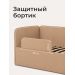 В комплекте передний защитный бортик длиной 81 см и высотой 23 см